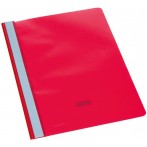 Büroring Schnellhefter, A4, rot PP-Folie, genarbter Deckel