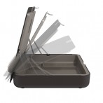 Toolbox Addit Bento 903 schwarz für Notebooks bis 15", verstellbar
