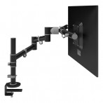Monitorarm Viewgo 133 schwarz für Monitore bis 20kg, verstellbar