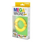 Mega Magnete Crircle XL gelb, Ø 80 mm mit Halter
