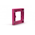 Mega Magnete Square XL pink, 75x75 mm incl. Fotohalterung