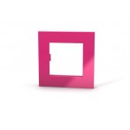 Mega Magnete Square XL pink, 75x75 mm incl. Fotohalterung