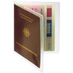 Ausweishülle Reisepass, 2-teilig 125x176mm,PP 180my,dokumentenecht