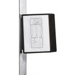 Sichttafelsystem Vario Magnet Wall 10, A4, magnetischer rücken