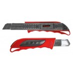 Ecobra Premium-Cutter, Metallgehäuse rot, 18 mm, 4-Punkt-Arretierung,