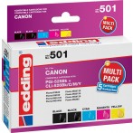Edding Tinte 501 Canon PGI-525 /CLI-526BK/C/M/Y Multipack 5