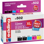 Edding Tinte 502 Canon PGI-550XL /CLI-551XLBK/C/M/Y Multipack 5