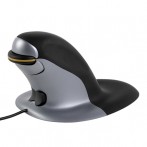 Maus Penguin L, mit Kabel, vertikales Design, für Rechts- und Linkshänder