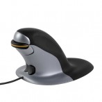 Maus Penguin M, mit Kabel, vertikales Design, für Rechts- und Linkshänder