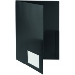 FolderSys Broschürenmappe in schwarz