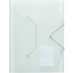 FolderSys Eckspann-Sammelmappe in transparent