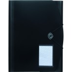 FolderSys Eckspann-Sammelmappe in schwarz