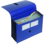 FolderSys Akkordeon-Tasche in dunkelblau