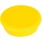 Haftmagnet 13mm, gelb, Haftkraft 100g, hochwertiger Haftmagnet mit