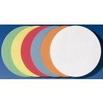 Moderationskreise 14cm # UMZ1499 500 Stück in 6 Farben sortiert