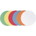 Moderationskreise 9,5cm 300 Stück in 6 Farben sortiert