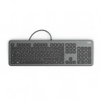 Tastatur "KC-700", Anthrazit/Schwarz Maße (BxHxT): 44 x 2,5 x 13,4 cm