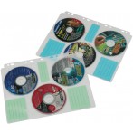 A4 CD-R Folienhüllen abheftbar 3 CDs je Folie mit Indexkarten
