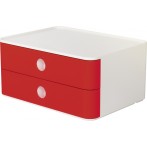 Smart-Box Allison,Schubladenbox 2 Schübe, cherry red