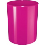 Design-Papierkorb 13 Liter, hochglänzend, pink