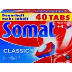 Somat Classic Tabs 38 Stück Maschinen-Tabs für Spülmaschinen