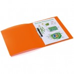 Ringbuch A4 PP transluzent orange