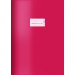 Kartonheftschoner A4, pink, mit Beschriftungsetikett