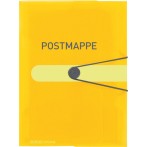 Herlitz Postmappe in gelb-transparent