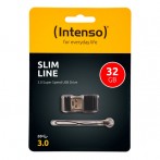 Speicherstick Slim Line USB 3.0 schwarz, Kapazität 32GB