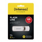 Speicherstick Flash Line USB 3.0, weiß Kapazität: 64 GB, Super Speed USB 3.1