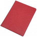 Schreibmappe BALOCCO rot Polyester mit Tagegriff, Schulterriemen, Scloss