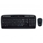 Tastatur-Maus-Set MK330 schwarz kabellos, USB-Empfänger, leise Tasten