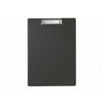 Schreibplatte A4 hoch magn. schwarz mit Folienüberzug Klemmweite 8mm