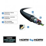 HDMI-Kabel Standard Speed, mit Ethernet 10,0m, HDMI A auf HDMI A,