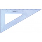 Rumold Zeichendreieck 60°, 32 cm, mm-Teilung, hochwertiger Kunststoff,