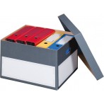 Archivbox mit separatem Deckel grau Innenmaß: 440x380x290