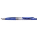 Gel-Kugelschreiber mit Druckmech. und weicher Soft-Grip-Zone,blau