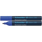 Schneider Permanentmarker 230 Rundspitze 1-3mm, blau