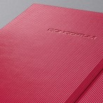 Notizbuch Conceptum, 80g, Hardcover rot, liniert, Stiftschlaufe