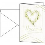 Motiv-Karten inkl. weiße Umschläge. Hochzeit, Glanzkarton,