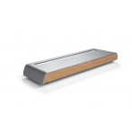 Stiftschale smartstyle Holz/Metall- Optik, 240x150x22,5 mm, 2 Fächer