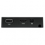 Dockingstation USB-C Travel Dock mit Power Pass-Through, schwarz