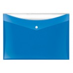 Sammeltaschen DIN A4 blau mit zusätzlicher Tasche