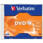 Rohling DVD-R 4,7 GB/120Min. 16-fach in Jewel case